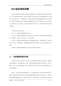 EAS组织架构详解