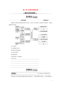 2019-2020学年高中地理 第2章 区域可持续发展章末综合测评学案 中图版必修3