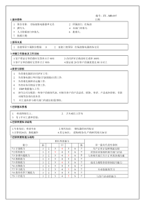 市场部继电器跟单文员职位说明书