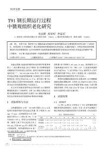T91钢长期运行过程中微观组织老化研究[1]