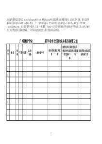 XXXX届毕业班 问题解答、登记表、样例毕业生党员组织关系