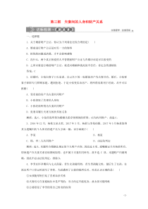 2019-2020学年高中政治 专题五 家庭与婚姻 第三框 夫妻间的人身和财产关系达标检测速效提能 