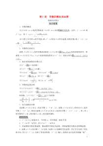 2020版高考数学一轮复习 第三章 导数及其应用 第1讲 导数的概念及运算教案 理（含解析）新人教A