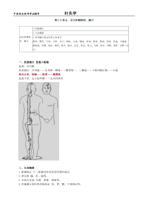 中医执业医师考试辅导-针灸学第十三单元足太阳膀胱经、腧穴