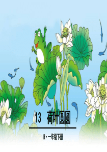 部编版小学一年级语文下册《荷叶圆圆》优秀课件