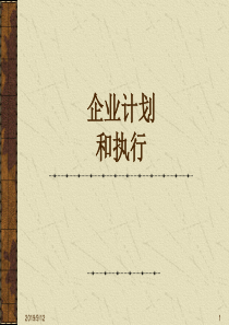 企业计划和执行（PPT20页）