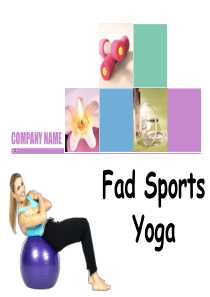 关于yoga的英文PPT