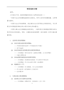 零售百货企业各岗位KPI绩效指标分解(1)