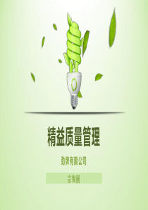 精益质量管理201807111