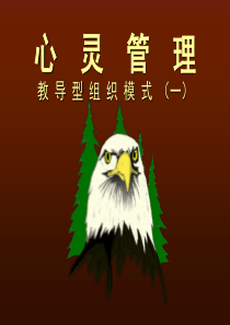 教导型组织模式一心灵管理(一)