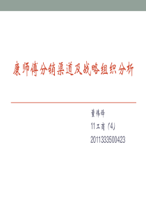 康师傅分销渠道分析