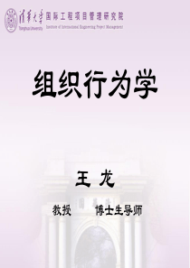 最新的组织行为学