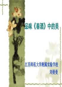 《春酒》(八年级-语文-刘曼曼)