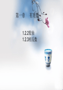 数轴和相反数