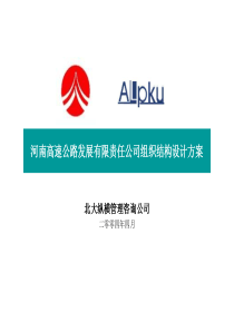 河南高速组织结构设计报告