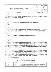 信息安全风险识别与评价管理程序