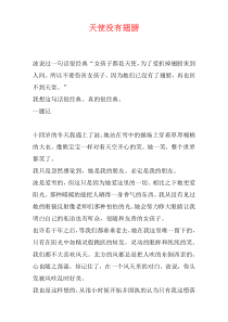 天使没有翅膀