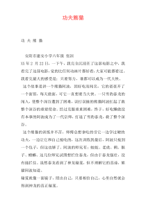 功夫熊猫