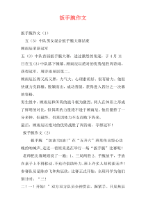 扳手腕作文