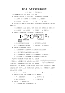 高三生物第一轮复习必修二：第六章单元检测