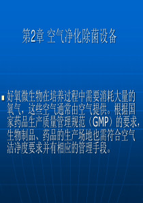大学课件 生物工程设备 空气除菌设备
