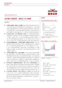 经济增长动量减弱，通胀压力正在缓解