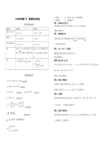 18届数学高考冲刺-数列通项公式的求法