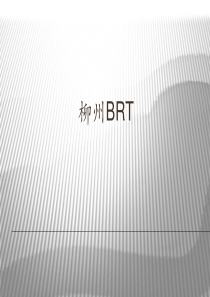 柳州BRT 项目解决方案