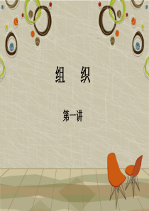 组织第一讲