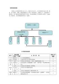组织结构体验