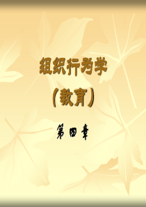 组织行为学_群体（PPT52页)