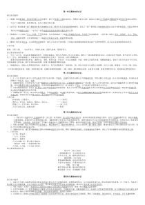 四年级语文上册课文重点梳理(1)