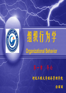 组织行为学第一章导论