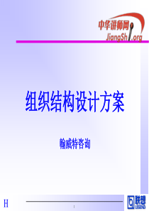 翰威特 -联想组织结构设计方案
