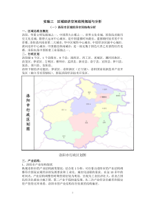 区域经济空间结构规划与分析