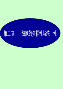 第一章走近细胞第二节
