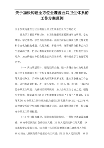 加快构建全方位全覆盖公共卫生体系的工作方案范例