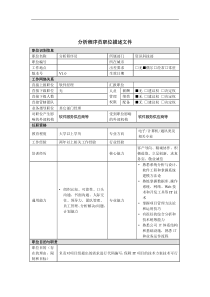 资讯科技部分析程序员岗位说明书