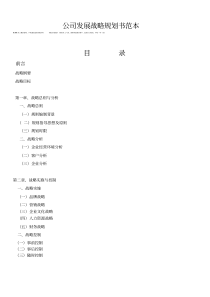 公司发展战略规划书范本(20211130182545)