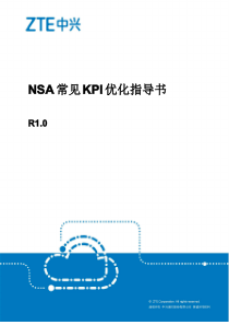 NSA常见KPI优化指导书_R1.0_20191216