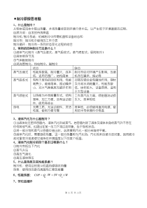 制冷原理知识点整理