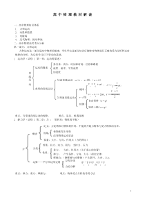 高中物理教材解读