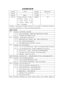 中小企业总经理岗位职责
