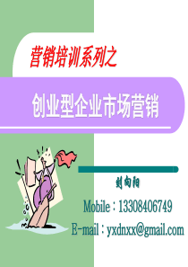 创业型企业市场营销