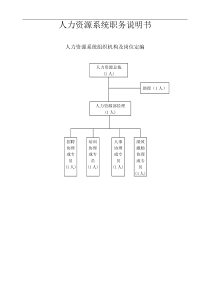 人力资源专业人员岗位说明书（doc12页）