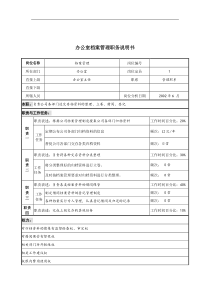 办公室档案管理职务说明书