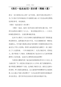 《我们一起走迪克》读后感（精编3篇）