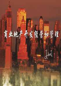 商业地产开发经营和管理(135页)