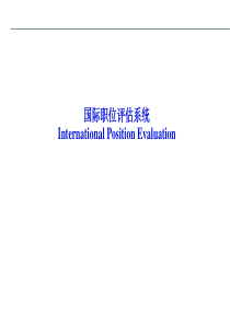 国际职位评估系统（PPT 54页）
