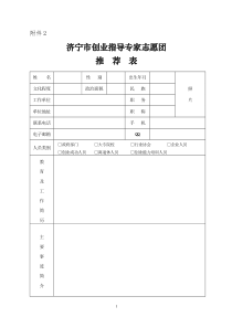 济宁市创业指导专家志愿团